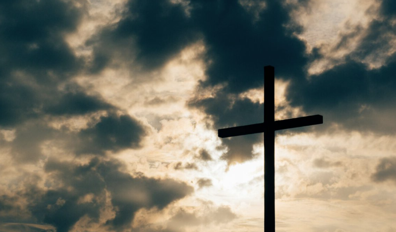 Cross in sky